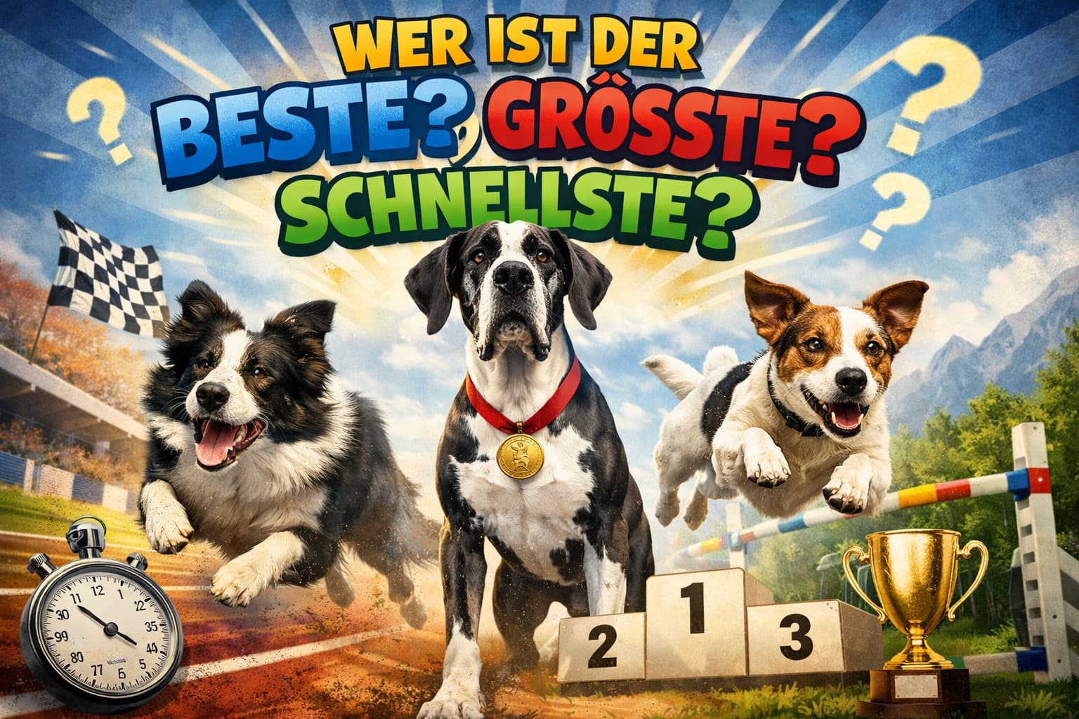 Wer ist der Beste, Größte, Schnellste?